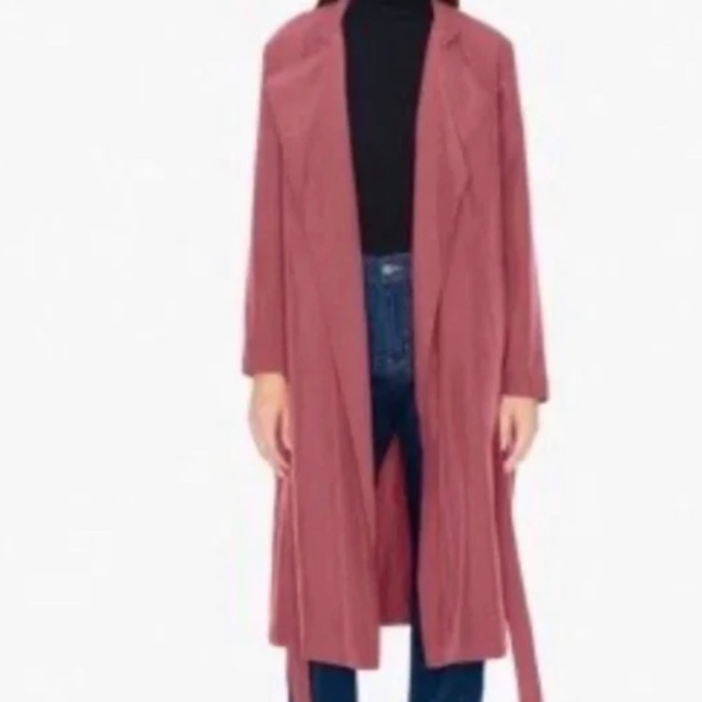 American Apparel: Dylan Dusty Rose Trenchcoat